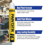 White Solid Paint Marker USA