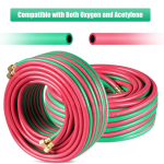 OXY-ACE Tyelene 300-PSI Twin Hose W/Fitting 1/4"x328'' BEST WELDS