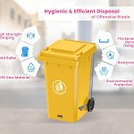Spill Drum 30gl /120 Litre with wheel and pedal