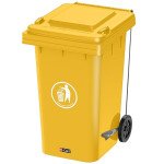 Spill Drum 30gl /120 Litre with wheel and pedal