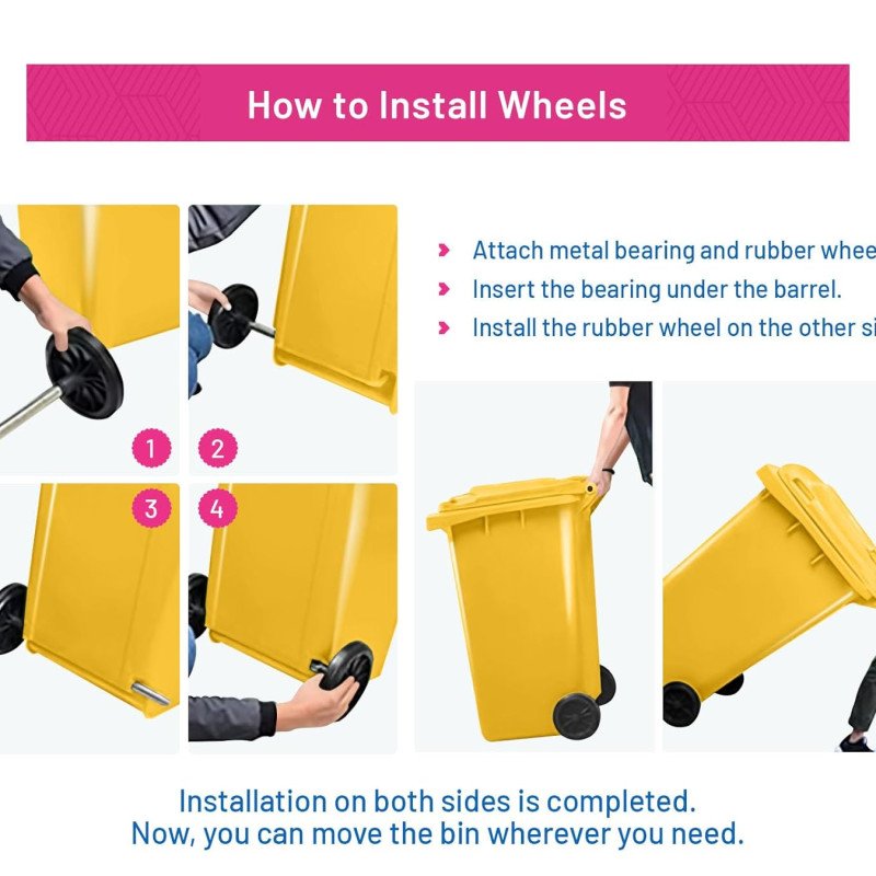 Spill Drum 30gl /120 Litre with wheel and pedal
