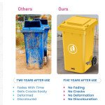 Spill Drum 30gl /120 Litre with wheel and pedal
