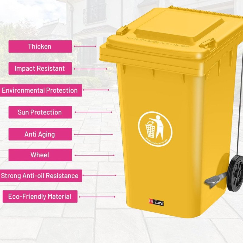 Spill Drum 30gl /120 Litre with wheel and pedal
