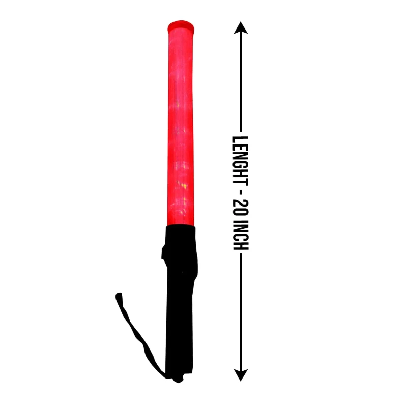 Reflective Traffic Baton (Green & Orange)