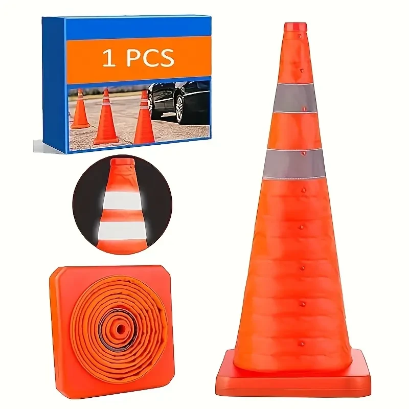 Retractable Traffic Cone (50cm)
