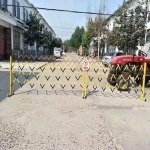 Safety Expendible Steel Barrier (Yellow-Black)