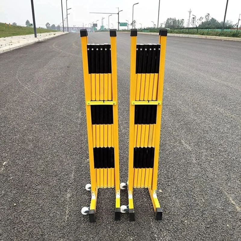 Safety Expendible Steel Barrier (Yellow-Black)