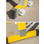 Safety Expendible Steel Barrier (Yellow-Black)