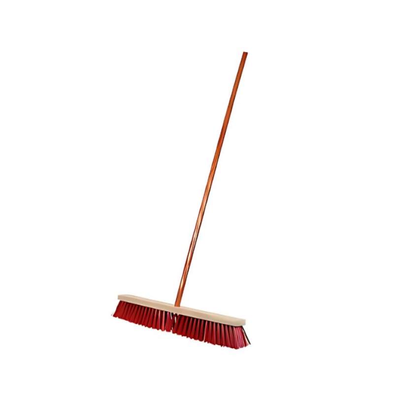 Hard Broom W/Handle 60cm