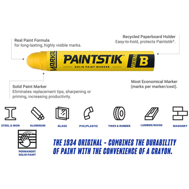 White Solid Paint Marker USA